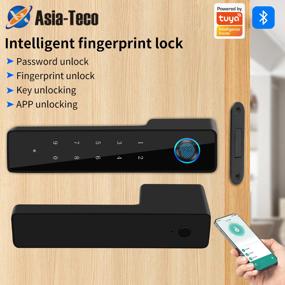 Furniture Hardware Locks - Minimalist Electronic Fingerprint Silent Door Lock