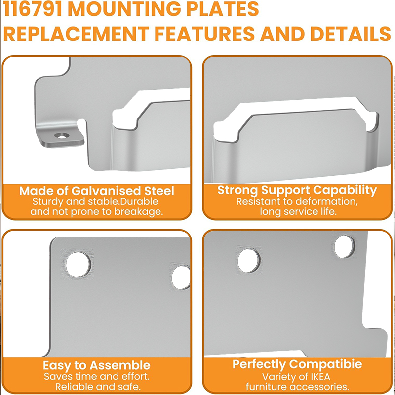 6pcs Midbeam Bed Monunting Bra - Furniture Hardware Ikea incelemesi ve fiyatı