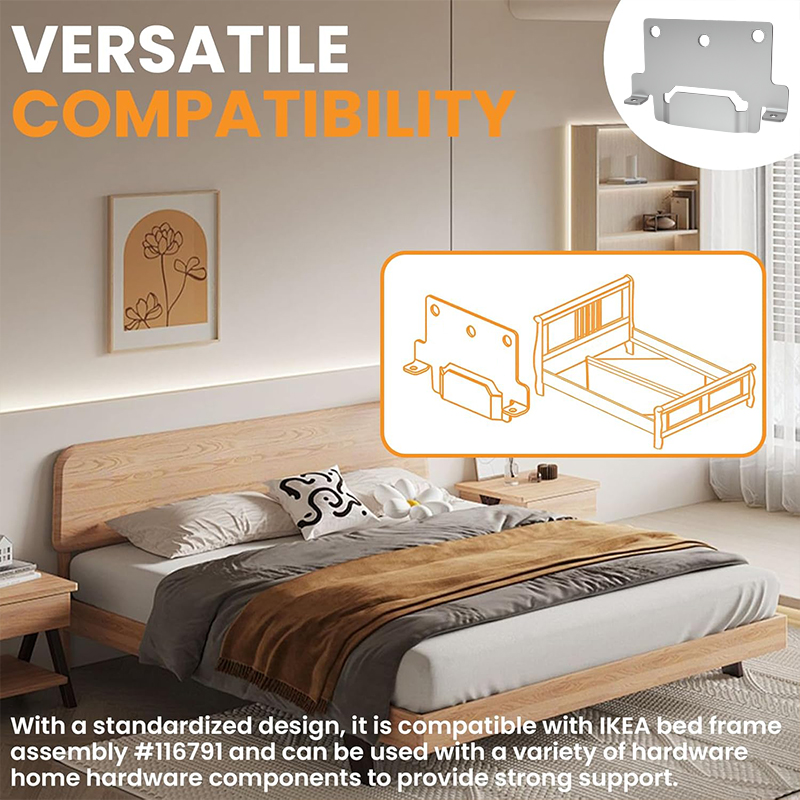 6pcs Midbeam Bed Monunting Bra - Furniture Hardware Ikea incelemesi ve fiyatı