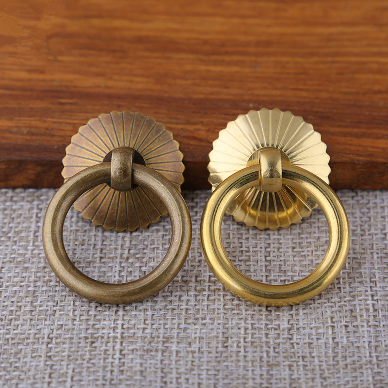 Vintage Brass Cabinet Ring Kno - Furniture Hardware Locks incelemesi ve fiyatı