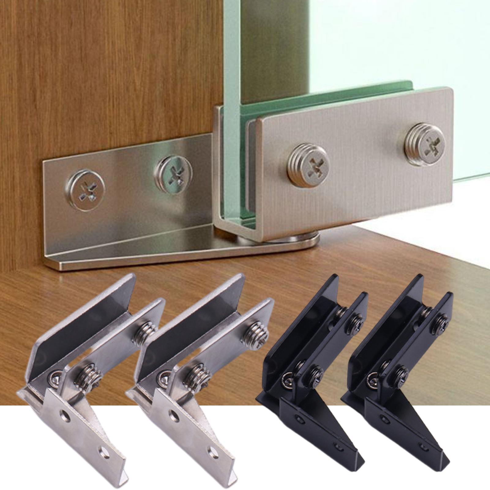 2pcs Non-Perforated Glass Door - Furniture Rotating Hardware incelemesi ve fiyatı