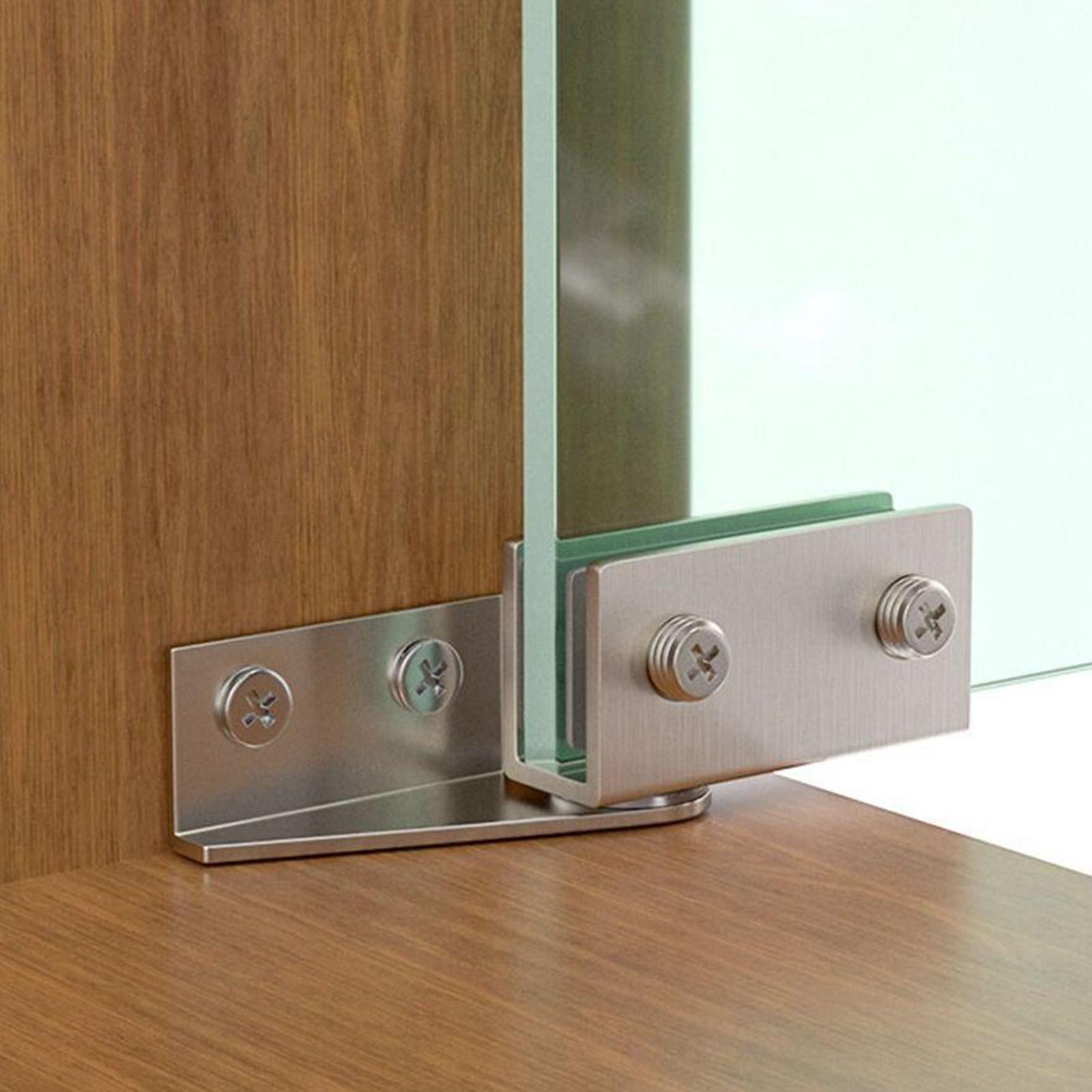 2pcs Non-Perforated Glass Door - Furniture Rotating Hardware incelemesi ve fiyatı