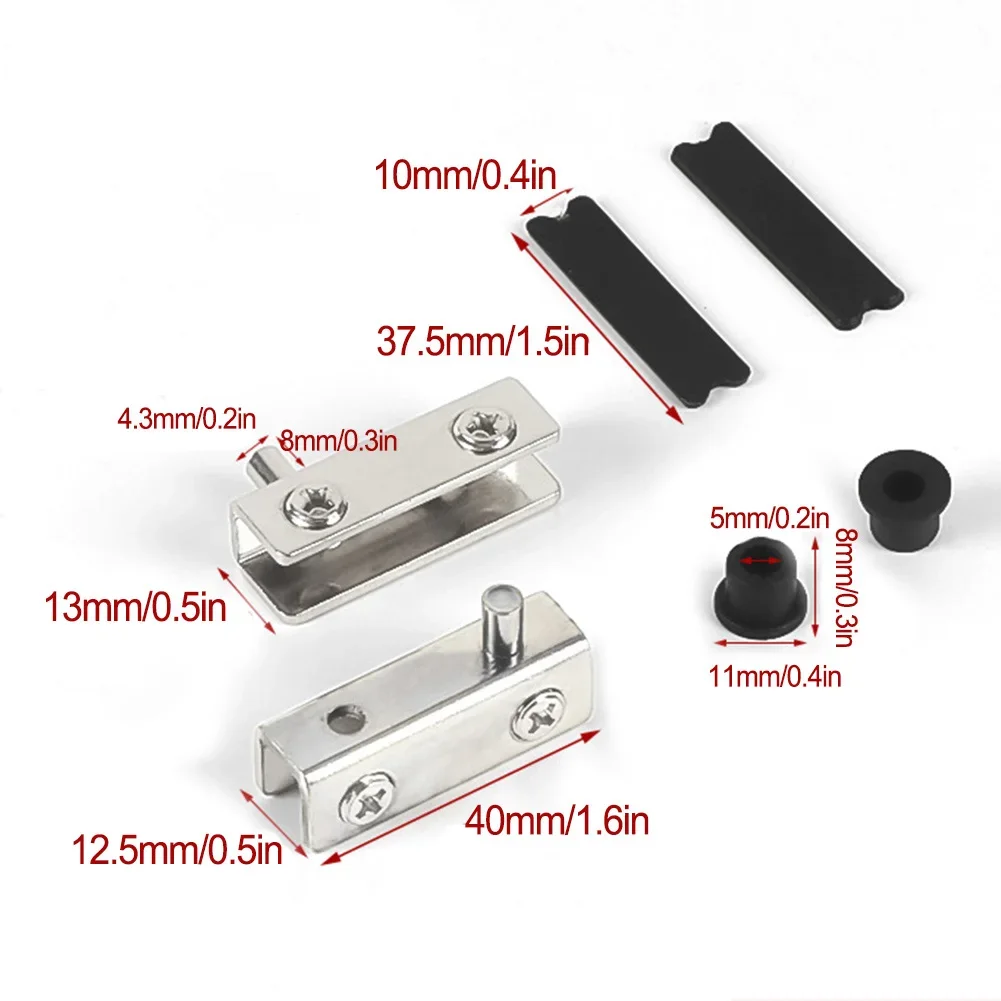 2Pcs Glass Pivot Hinge Rotatio - Furniture Rotating Hardware incelemesi ve fiyatı