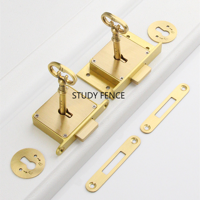 1PC Antique Metal Drawer Lock  - Furniture Hardware Locks incelemesi ve fiyatı