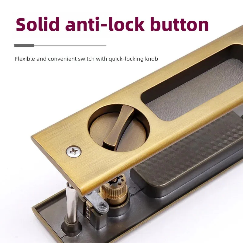 Sliding Door Lock Black Indoor - Furniture And Kitchen Hardware Fitting incelemesi ve fiyatı