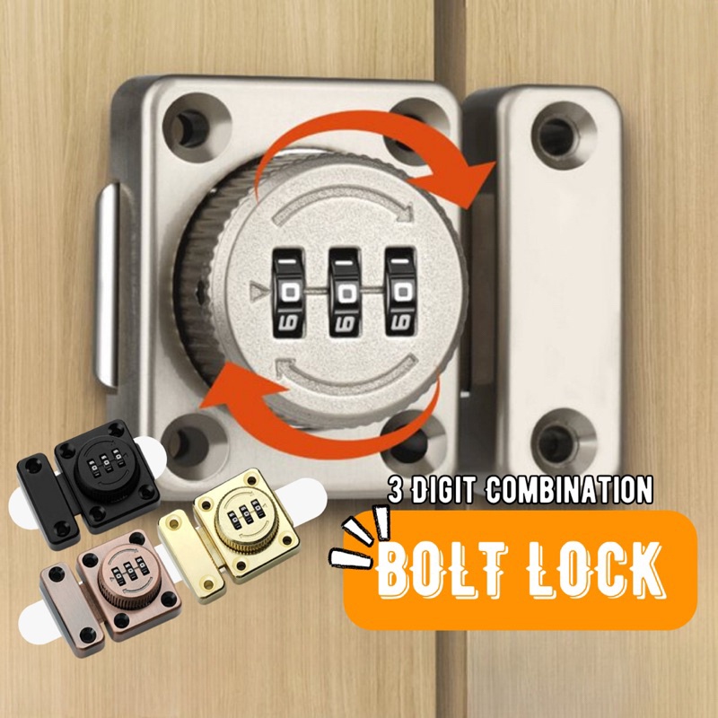 Home Security 3digit Combinati - Barrel Bolt Slide incelemesi ve fiyatı