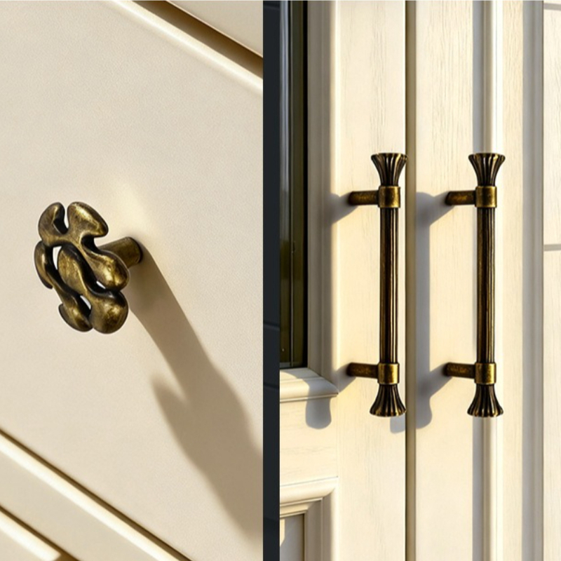 French vintage wardrobe door a - Furniture And Kitchen Hardware Fitting incelemesi ve fiyatı